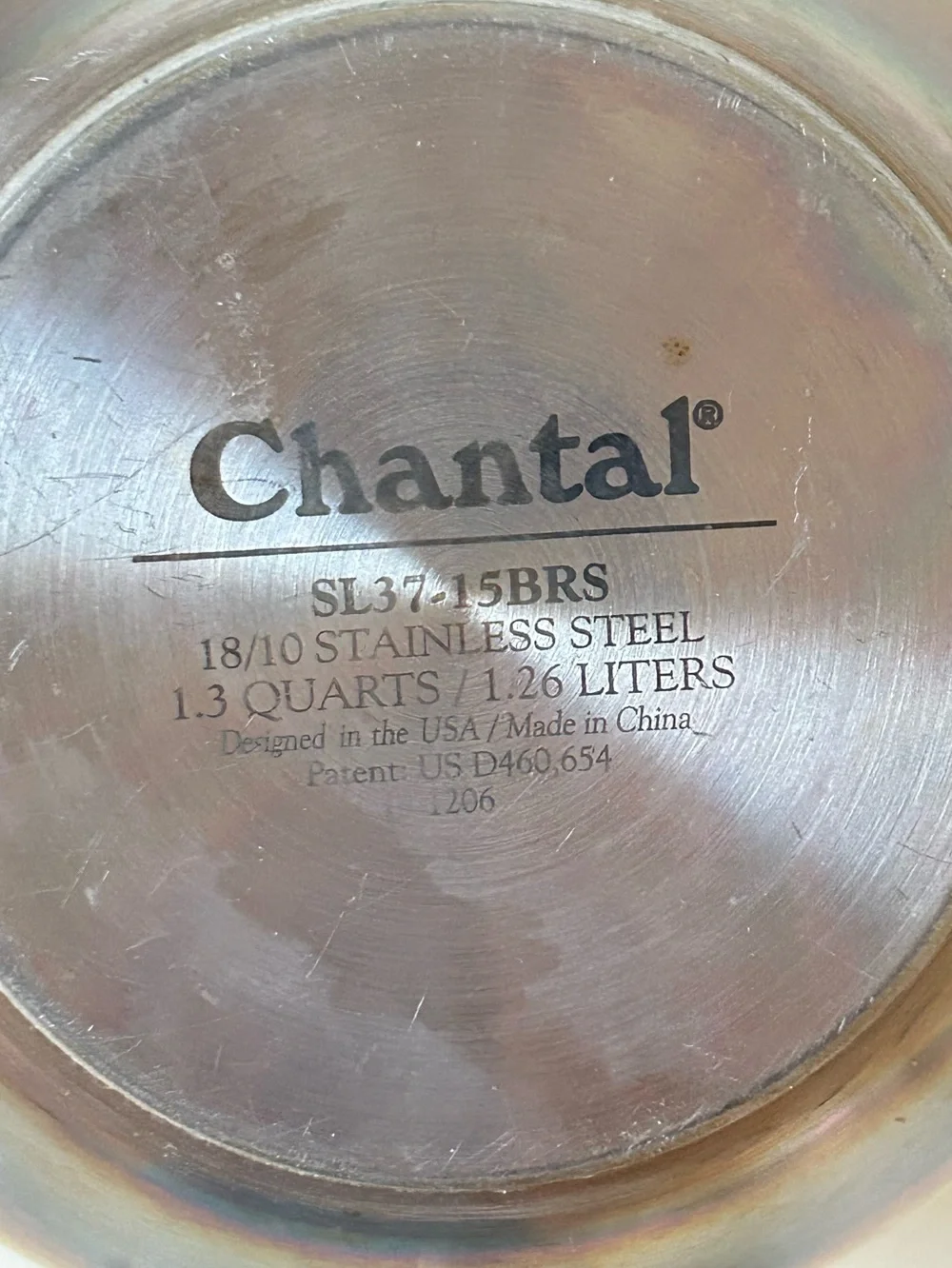 Chantal Stainless Tea Ball Whistling Kettle